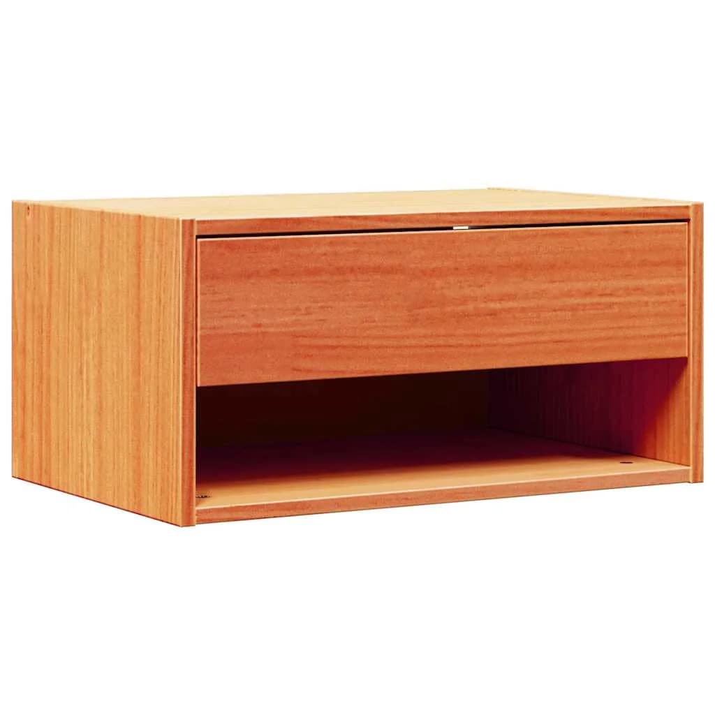 Nočna omarica 2 kos Voskast rjav 50 x 32,5 x 24 cm - slika 5