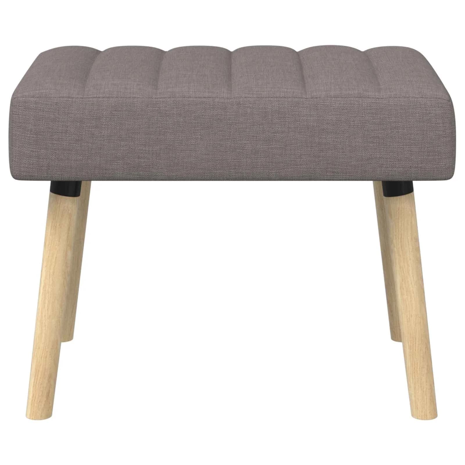 Bench z kanalnim oblazinjenjem Taupe 60 x 40 x 45 cm Blago - slika 5