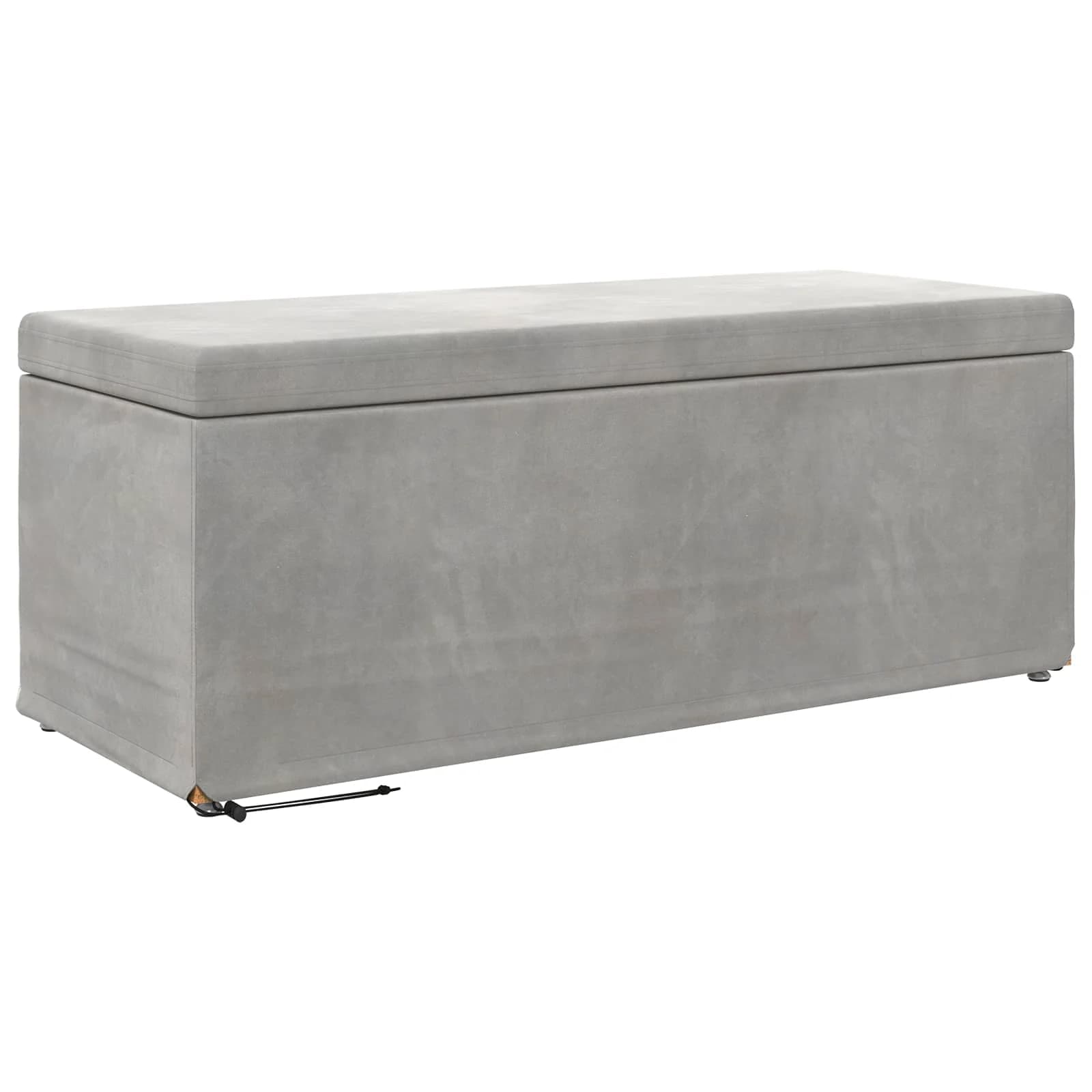 Stolica Svetlo siva 101 x 41 x 40 cm Samet in Umetno Leseno - slika 2