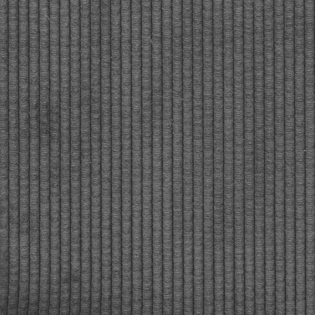 Poglavni vzglavnik Temno siva 160 x 50 cm Žametna tkanina - slika 9