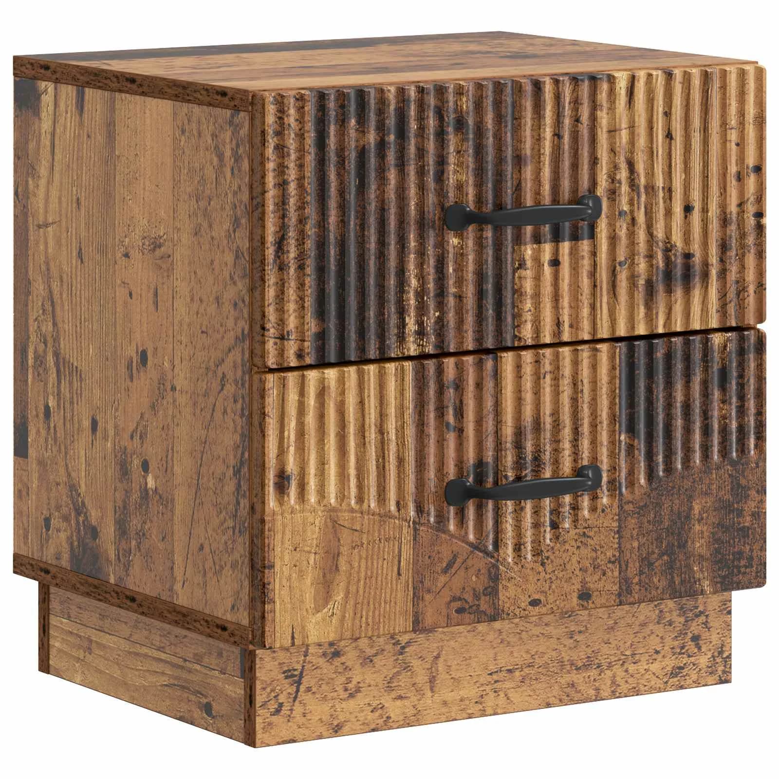 Nočna omarica Star les 43 x 34,5 x 44,5 cm Inženirski les - slika 2