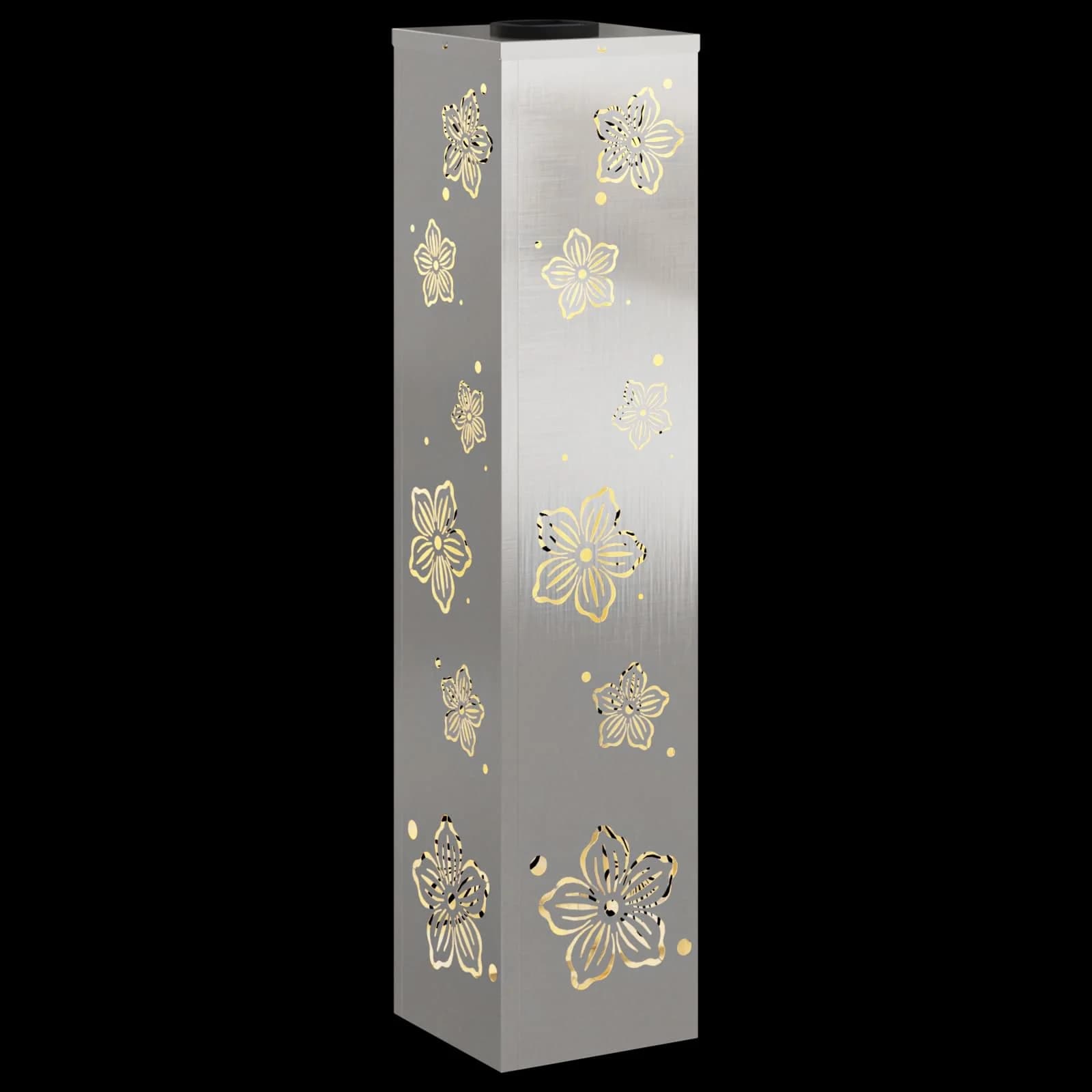 Solarno LED svetilo za pot 2 kos Toplo bela 18 x 18 x 80 cm - slika 12