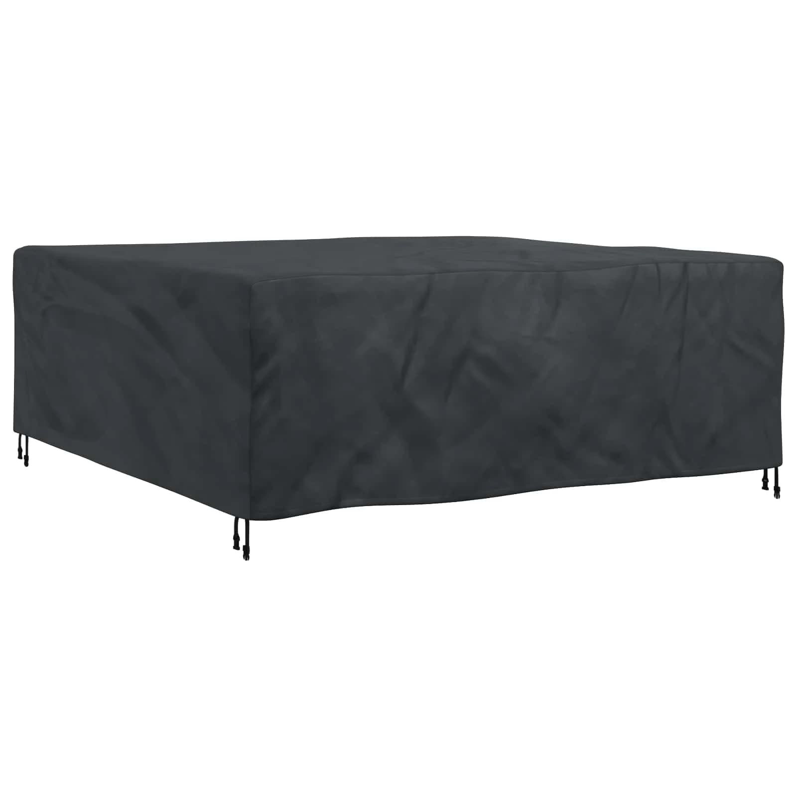 Prevleka za pohištvo Enobarvno Črna 200 x 200 x 90 cm 420D - slika 2