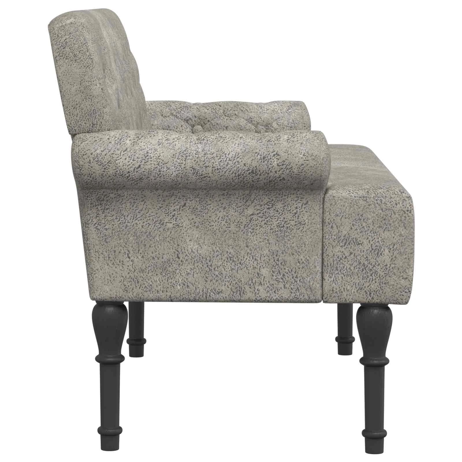 Dvojnica s gumbi Svetlo siva 120 x 65 x 78 cm - slika 4