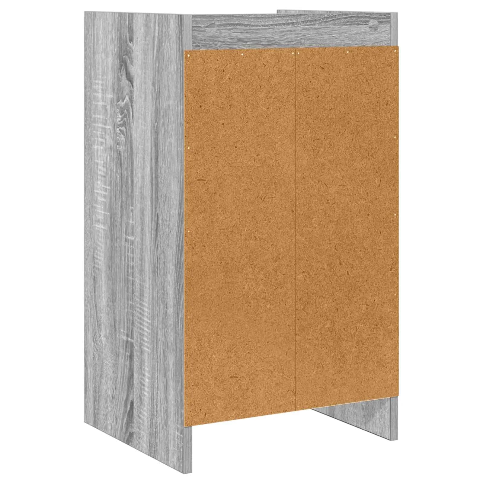Posteljne mize Siva Sonoma 40 x 36 x 70 cm Inženirski les - slika 6