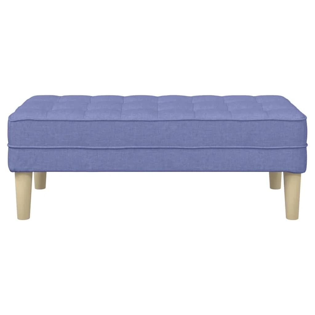 klop z blazino Jeans modra 113 x 57 x 39 cm blago - slika 4