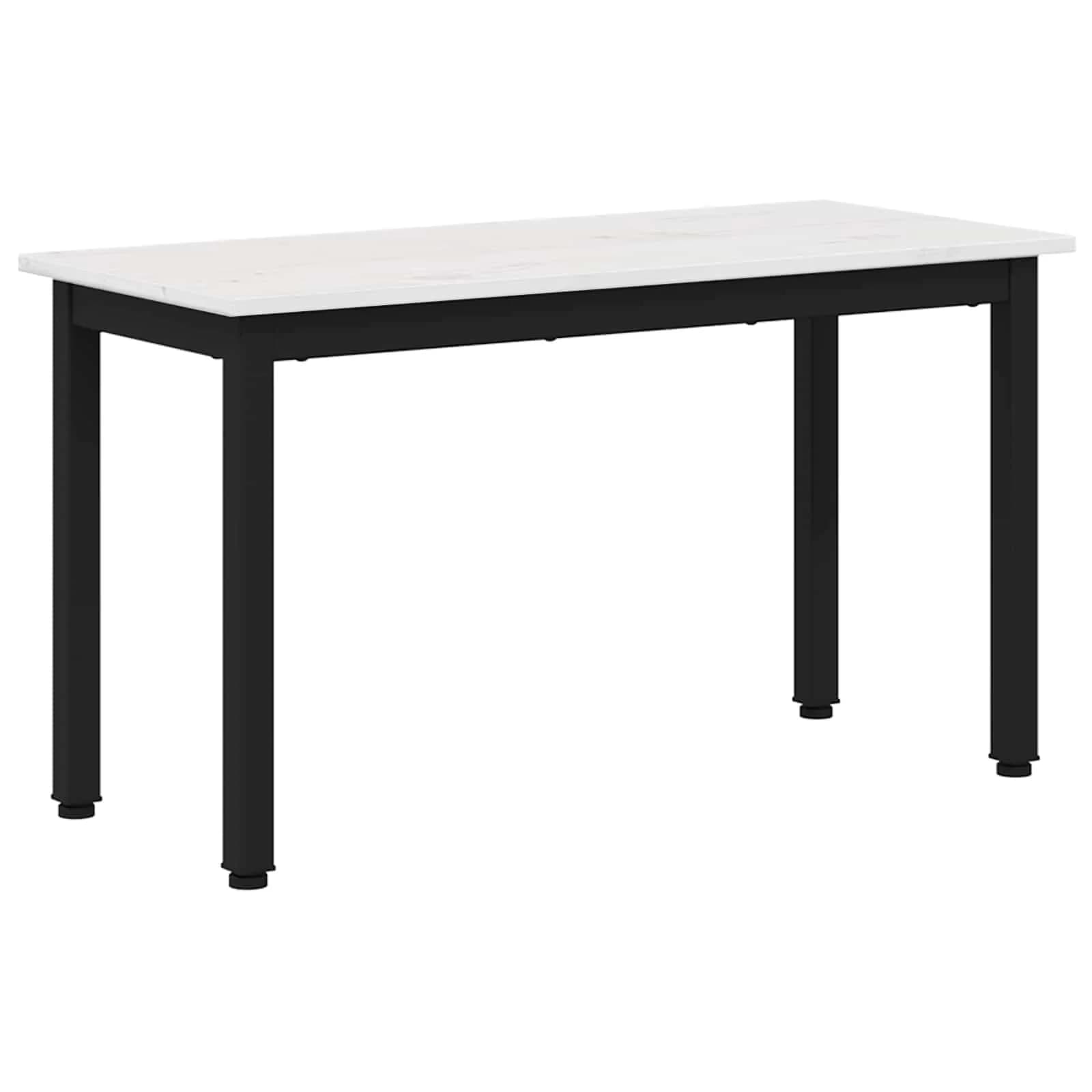 klop Bela 80 x 35 x 45 cm Masivno borovo les - slika 2
