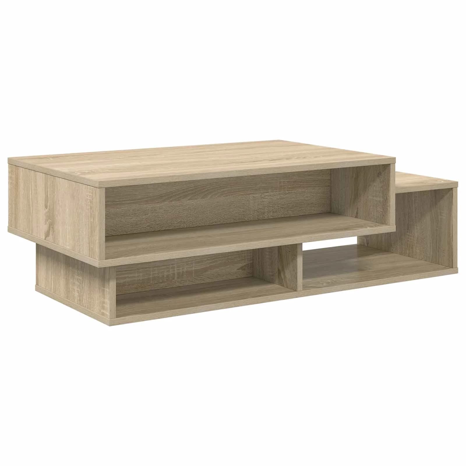 Klubska miza Sonoma hrast 105 x 50 x 32,5 cm Inženirski les - slika 7