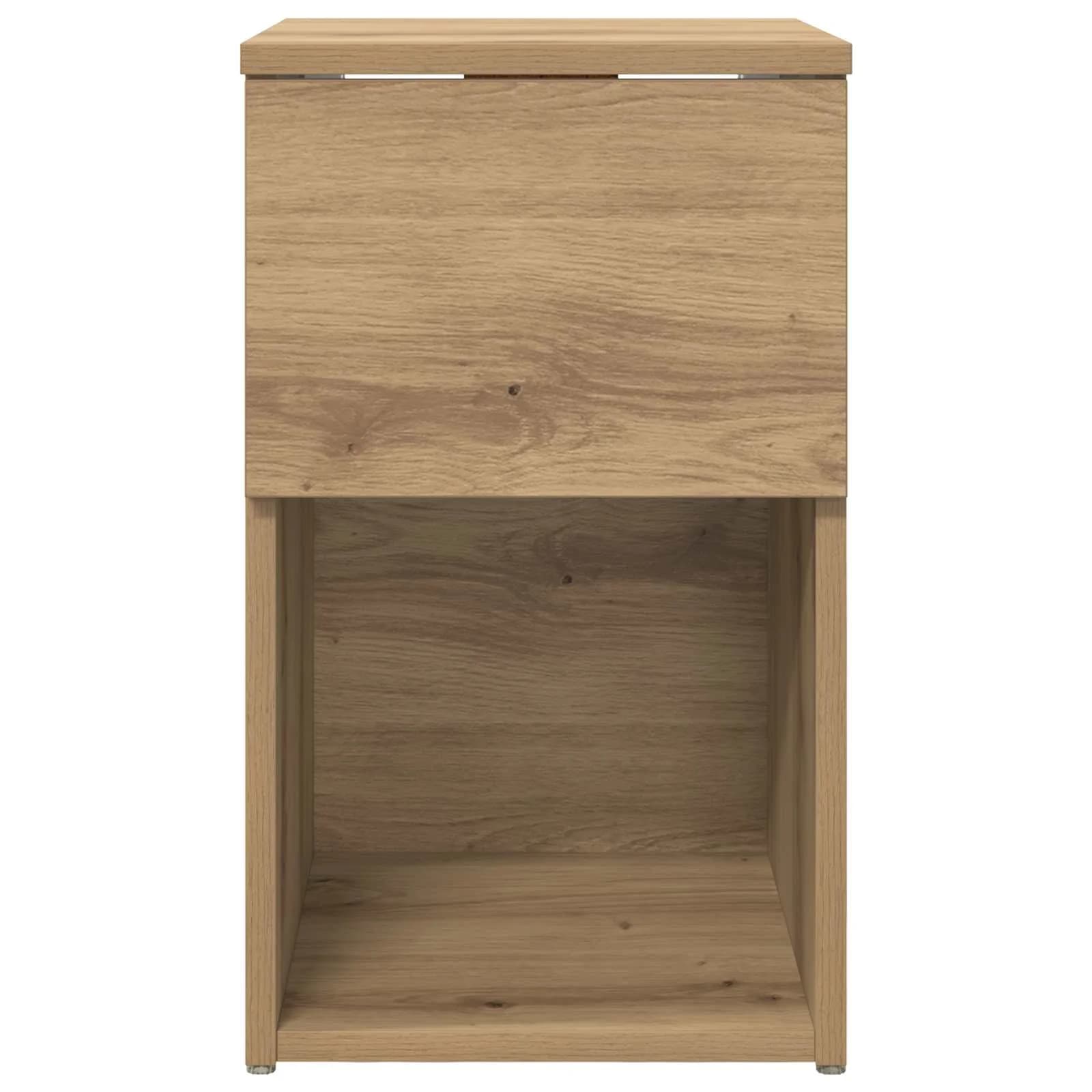 Posteljna omarica 2 kos Artisan hrast 29 x 31,5 x 49 cm - slika 7