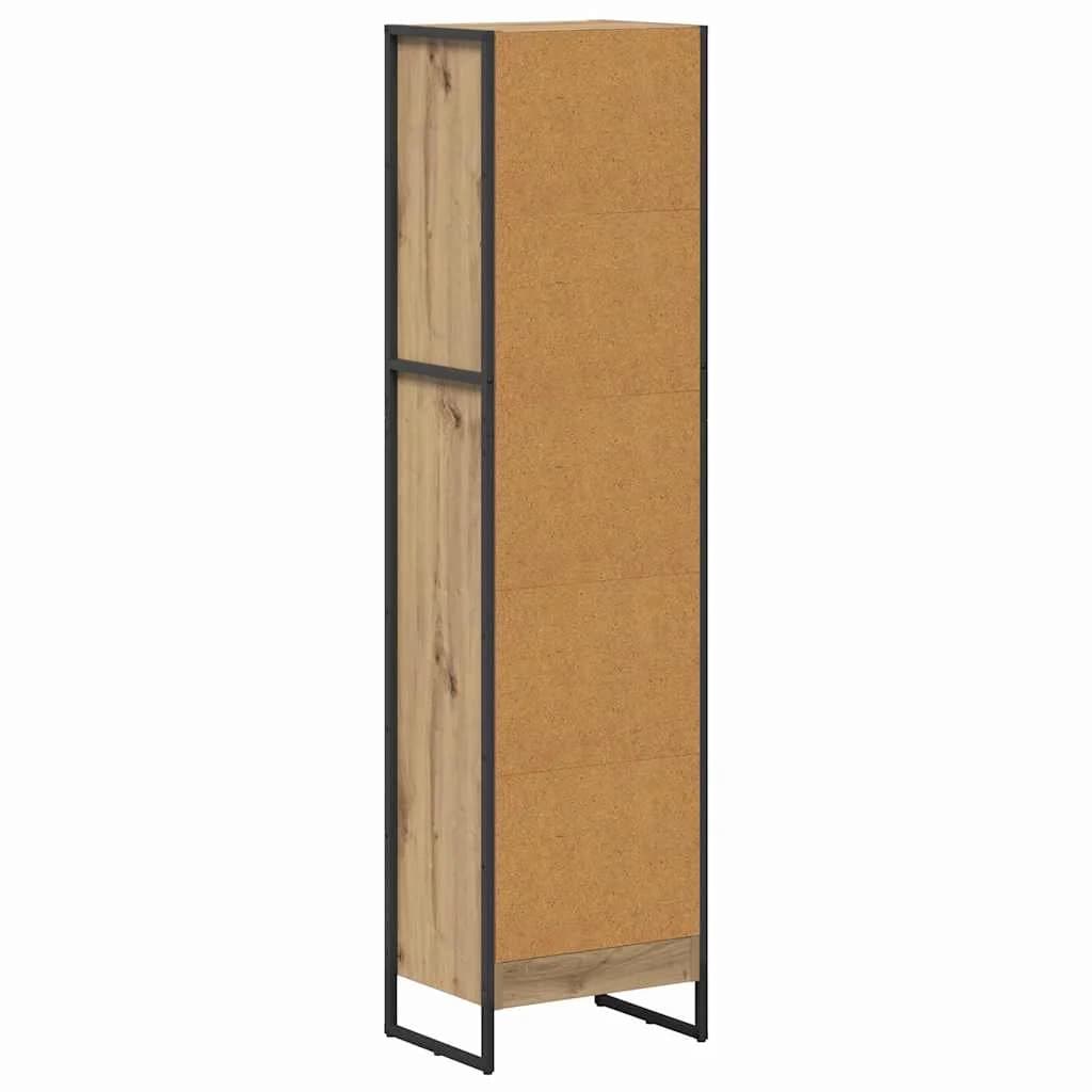 Knjigovni omar 40 x 30 x 155 cm Inženirski les Oreh - slika 7