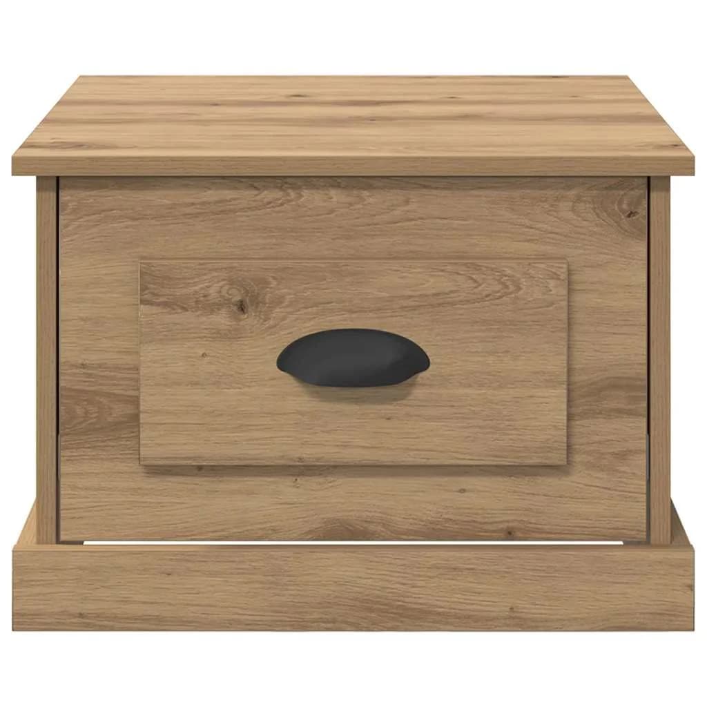 Klubska miza Umetni hrast 50 x 50 x 35 cm Inženirski les - slika 6