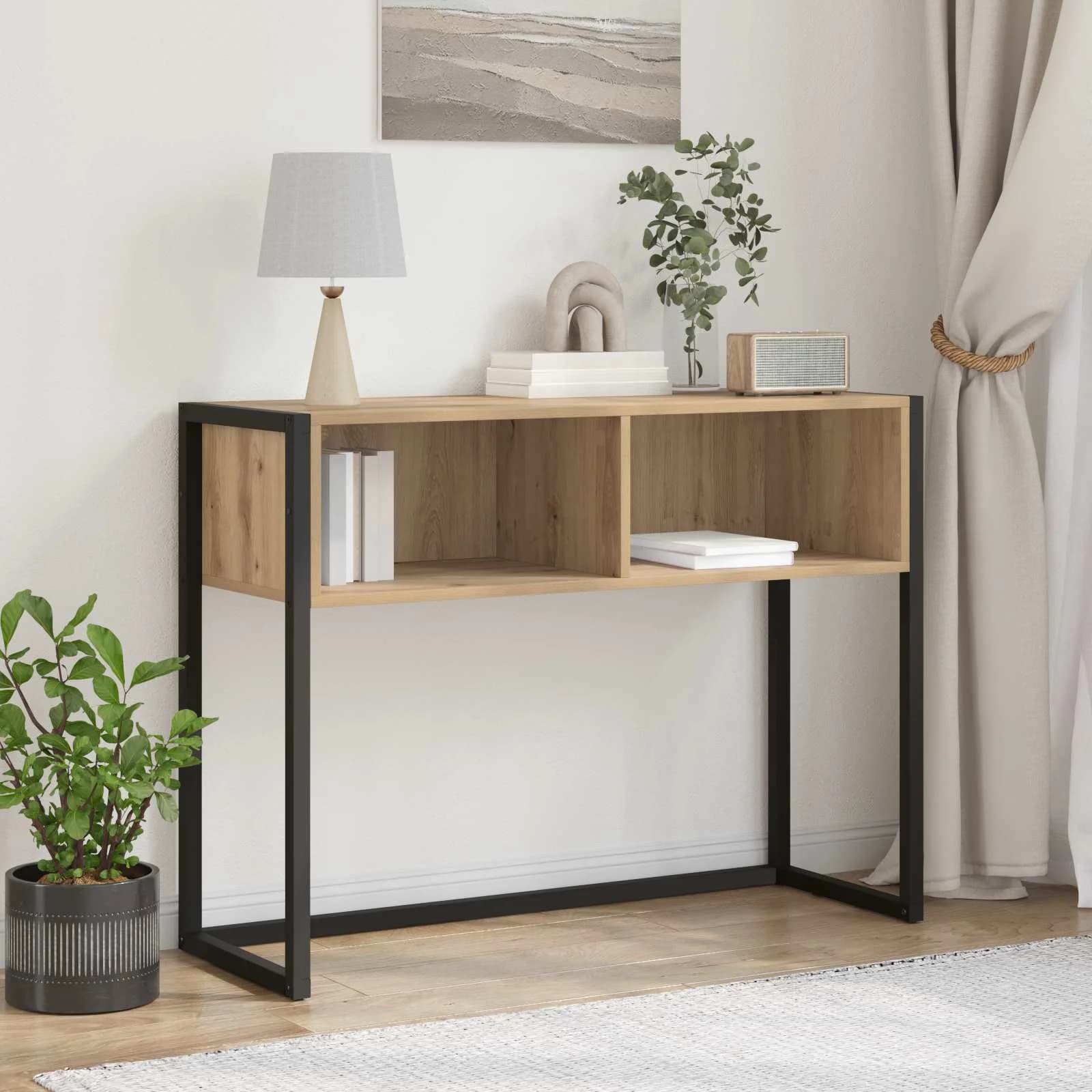 Stranska miza Oreh 100 x 36 x 75 cm Inženirski les