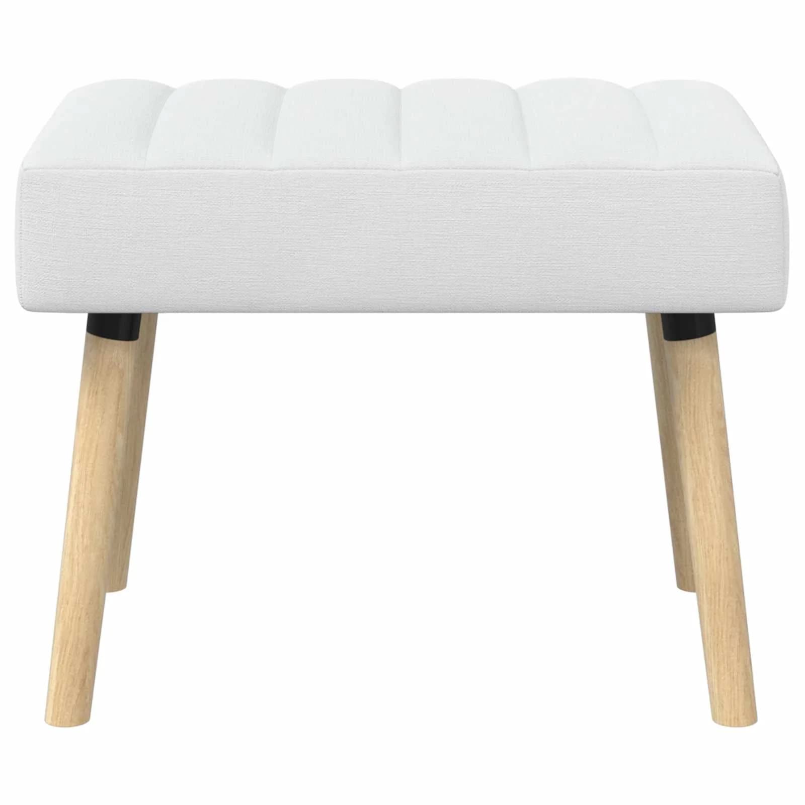 Bench z kanalnim oblazinjenjem Bela 60 x 40 x 45 cm Blago - slika 5