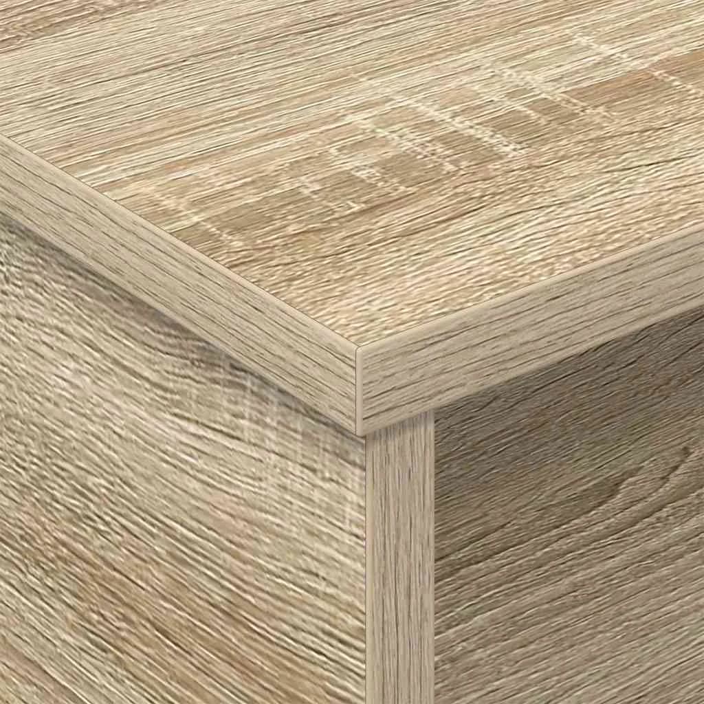 Nočna omarica Sonoma hrast 40 x 31 x 15 cm Inženirski les - slika 8