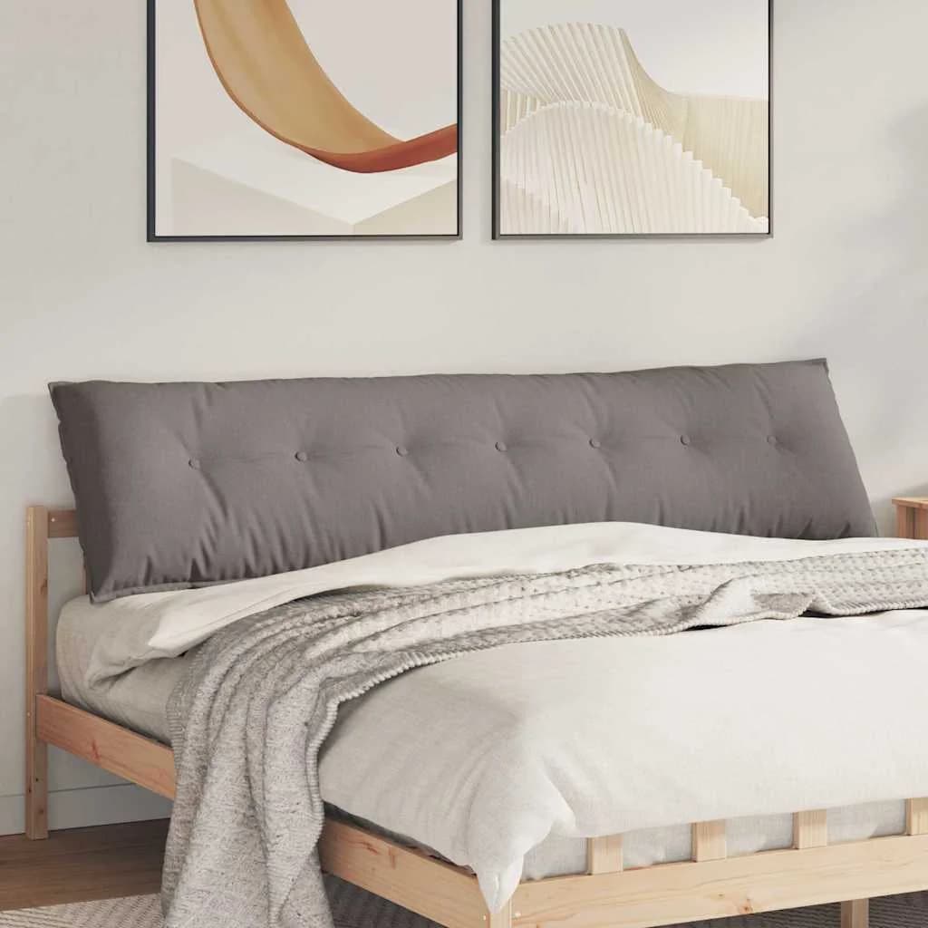 Poglavni vzglavnik Taupe 200 x 19 x 50 cm blago