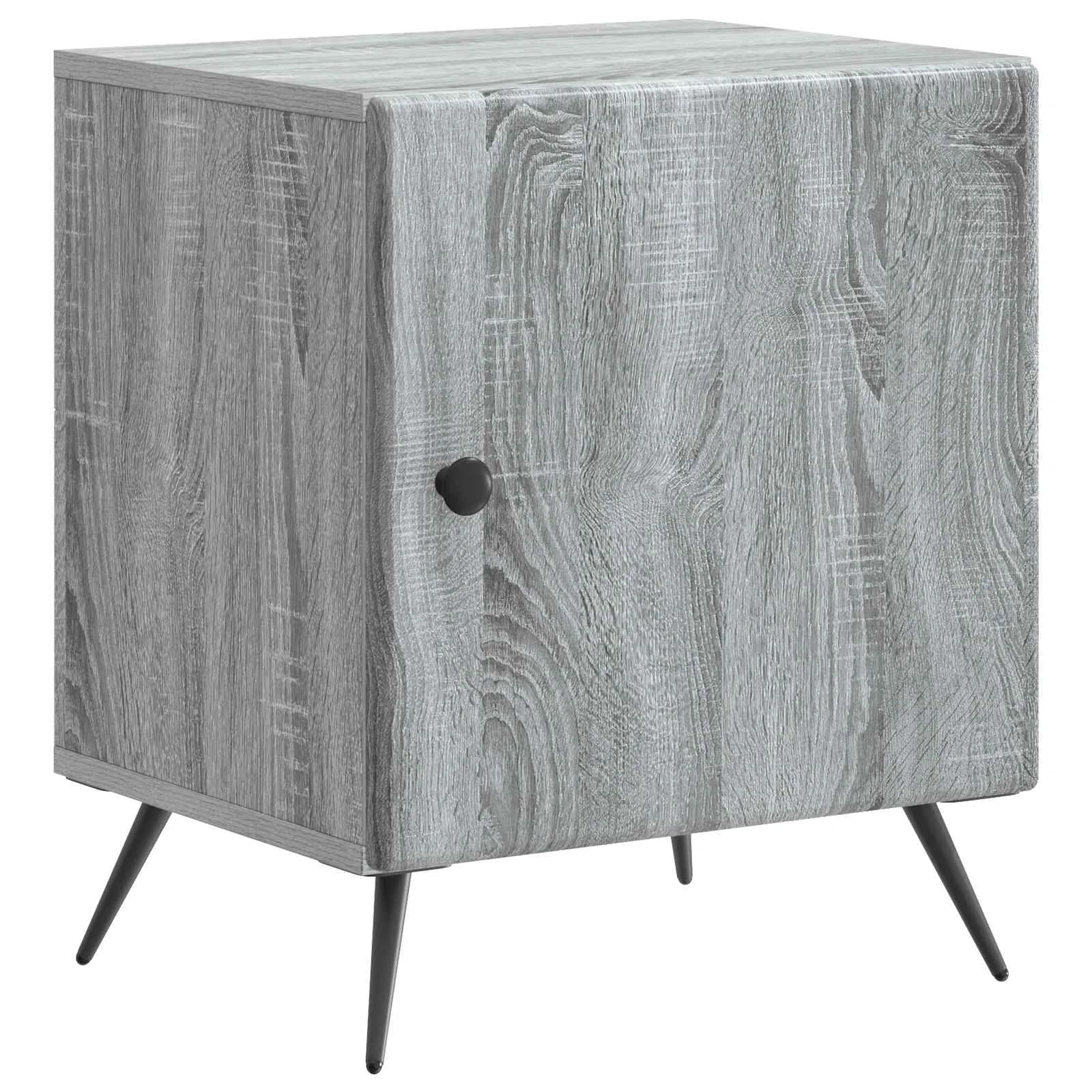 Nočna omarica 2 kos Siva Sonoma 43 x 34,5 x 50 cm - slika 5