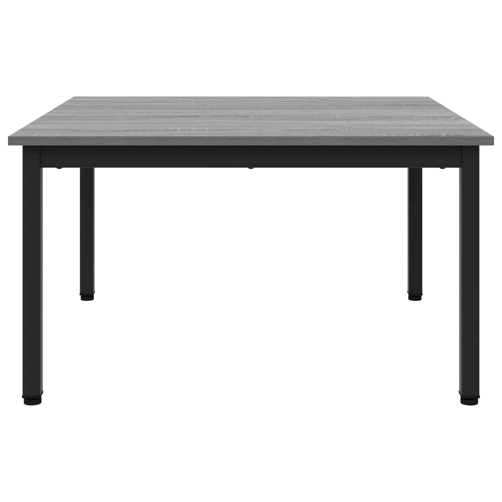Klubska miza Siva Sonoma 80 x 80 x 45 cm Inženirski les - slika 6