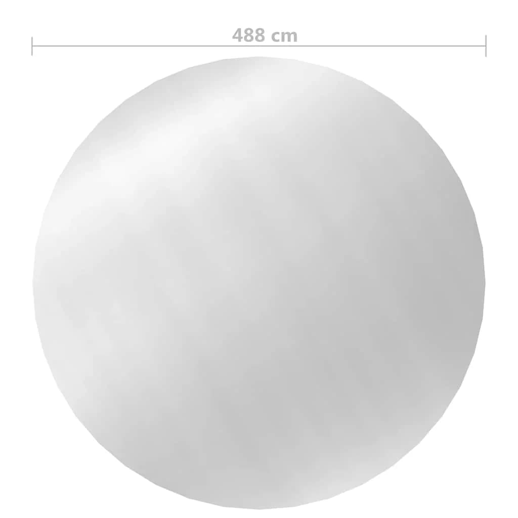 Pokrivalo za bazen srebrno 488 cm PE - slika 5