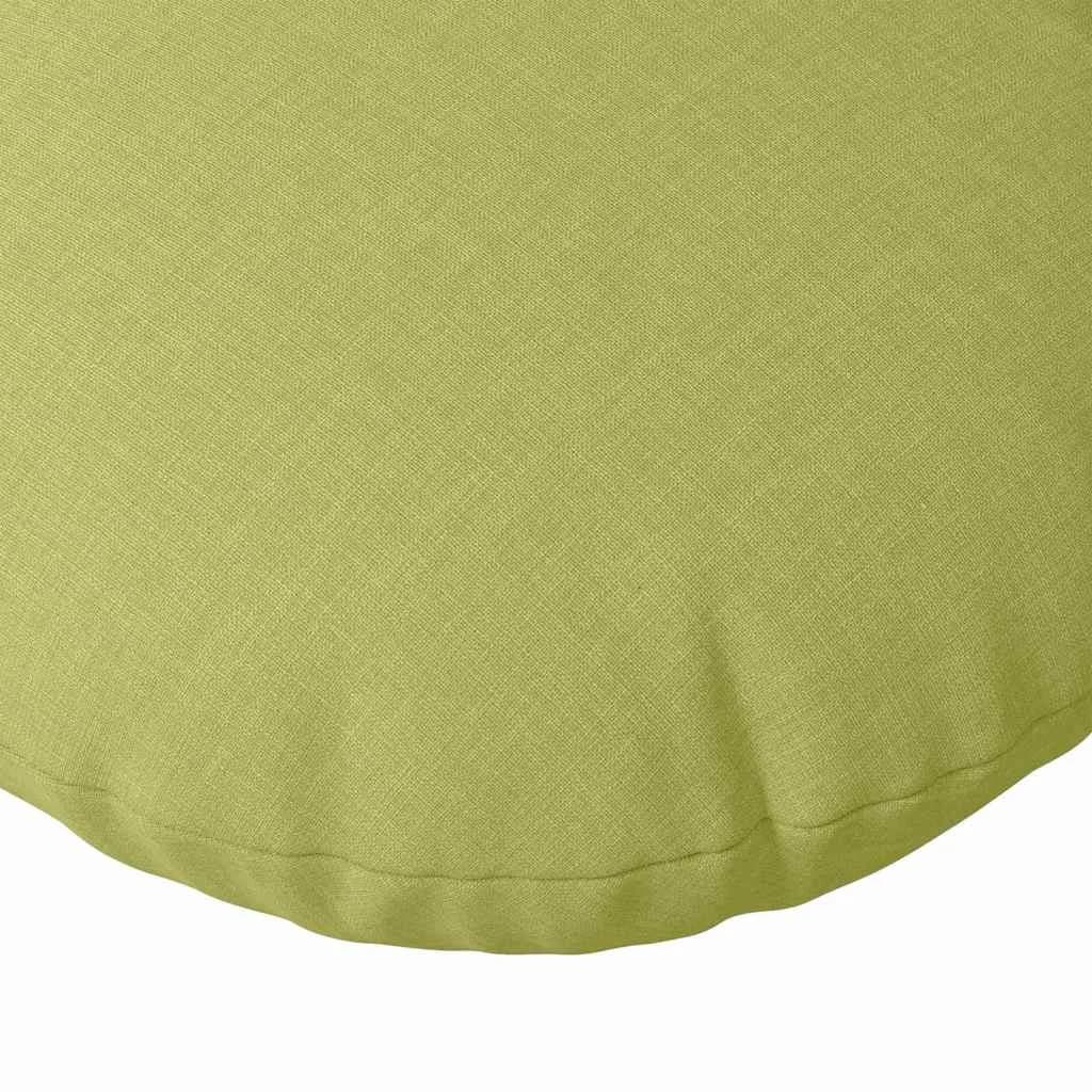 Sedežne blazine 2 kos blago Svetlo zelena Ø80 x 29 cm - slika 7