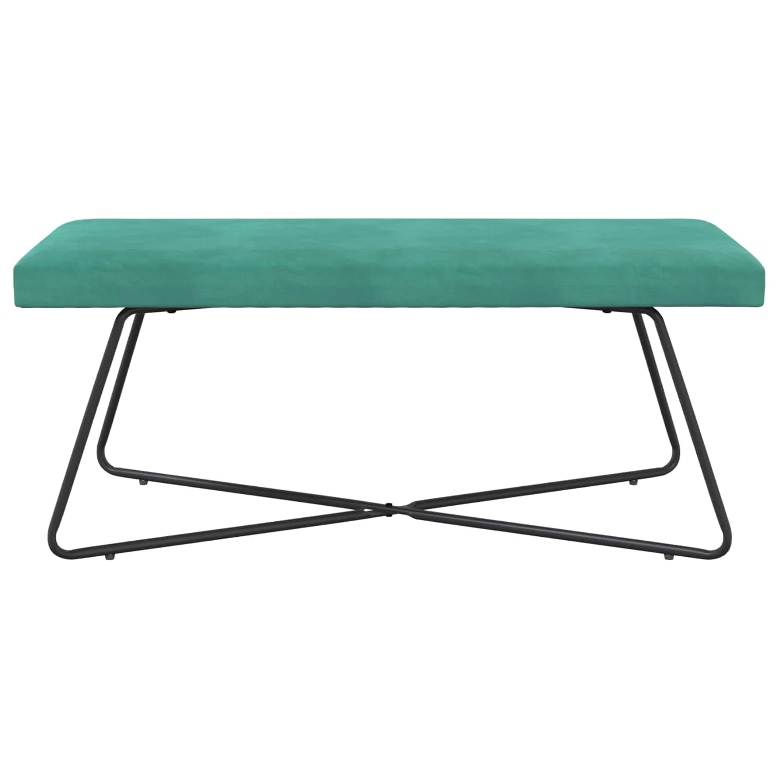 klop Turkizna 110 x 40 x 45 cm Žamet - slika 5