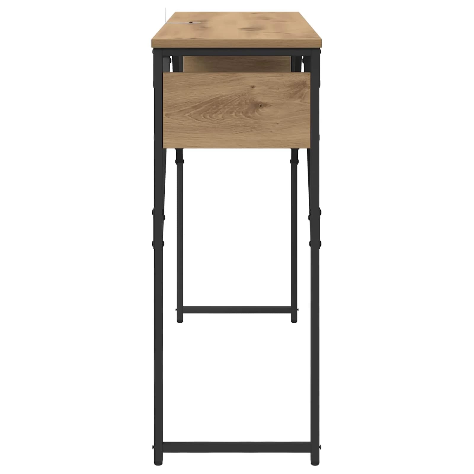 Konzolnamizica Umetni hrast Inženirski les 105x30x75cm - slika 6