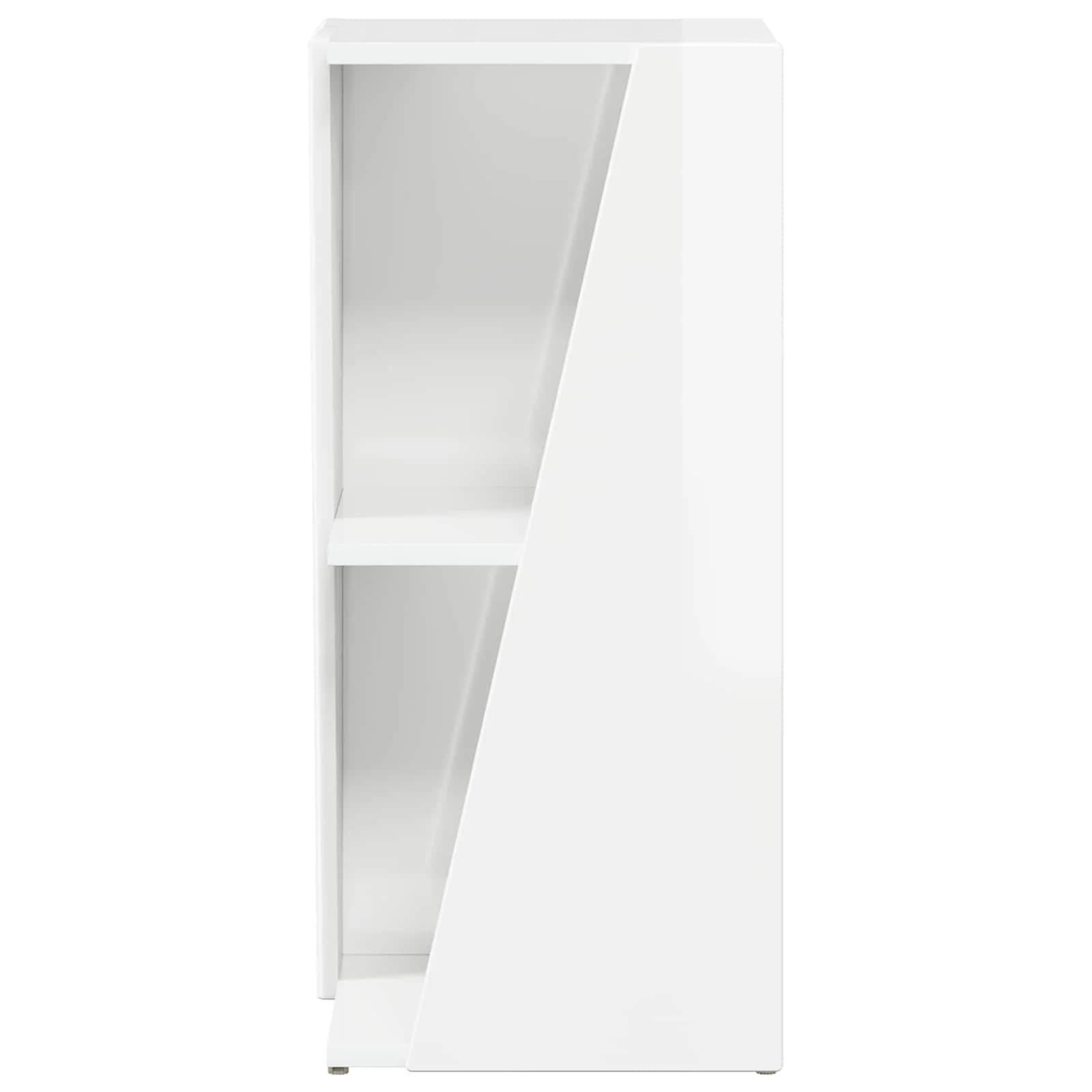 Stranski polic 33 x 32 x 70,5 cm Inženirski les - slika 5