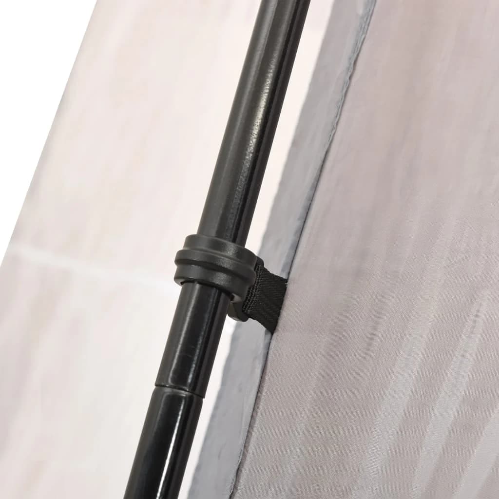 Šotor za bazen iz blaga 500x433x250 cm siv - slika 5
