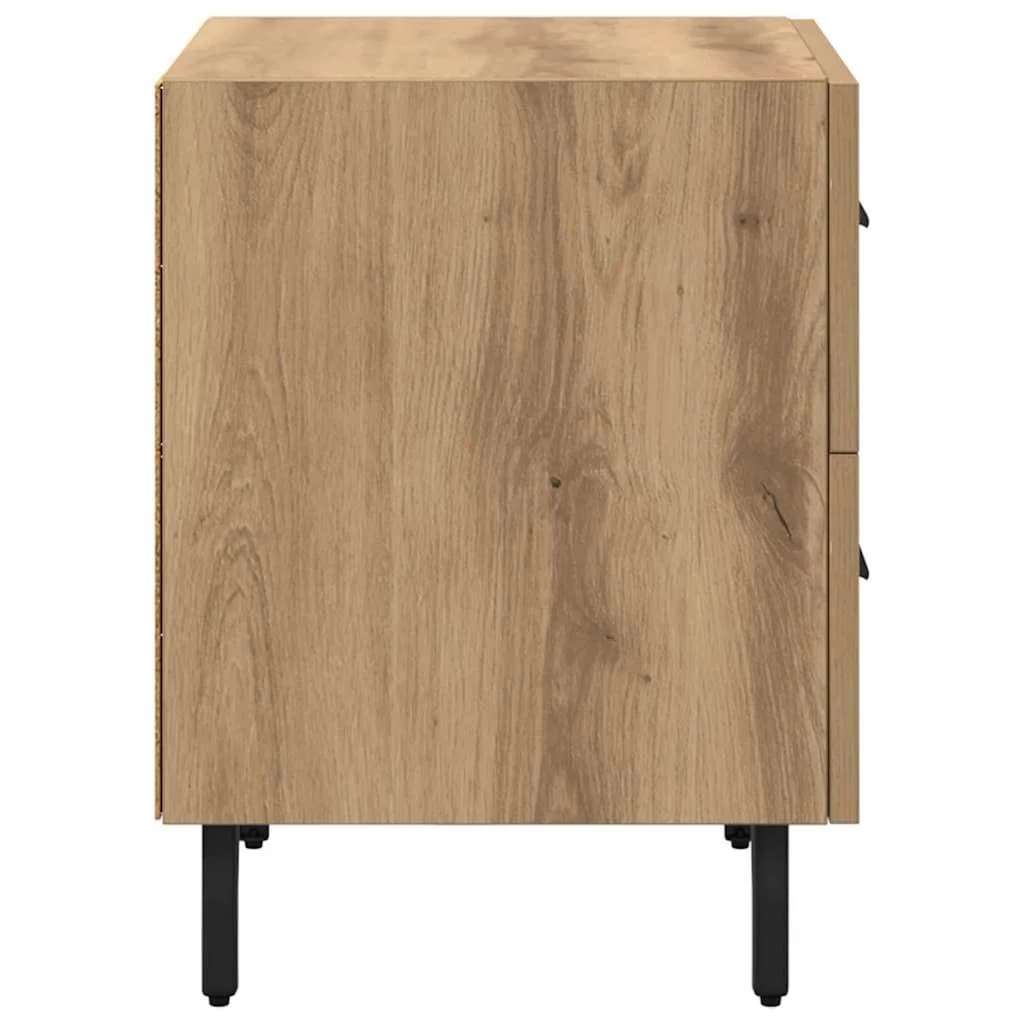 Nočna omarica Umetni hrast 40 x 35 x 47,5 cm Inženirski les - slika 7