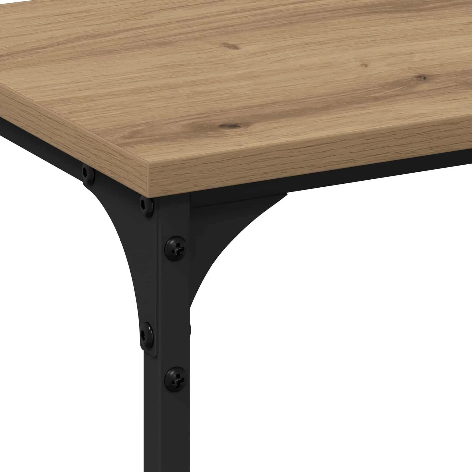 Konzolna miza artisan hrast 200 x 29 x 75 cm - slika 8
