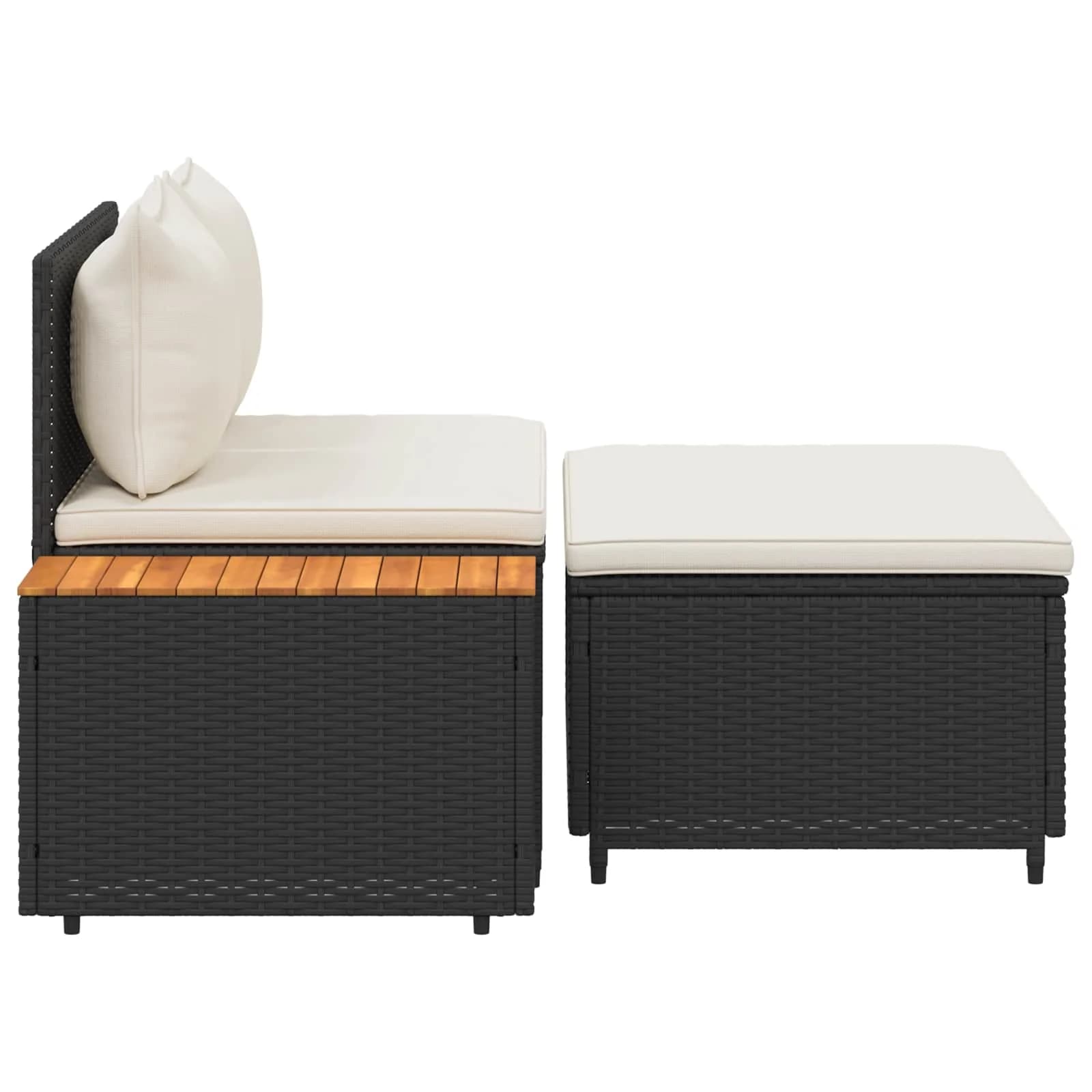 Zunanja garnitura za sedenje 4 -Seater 4 kos 55 x 30 x 39 cm - slika 9