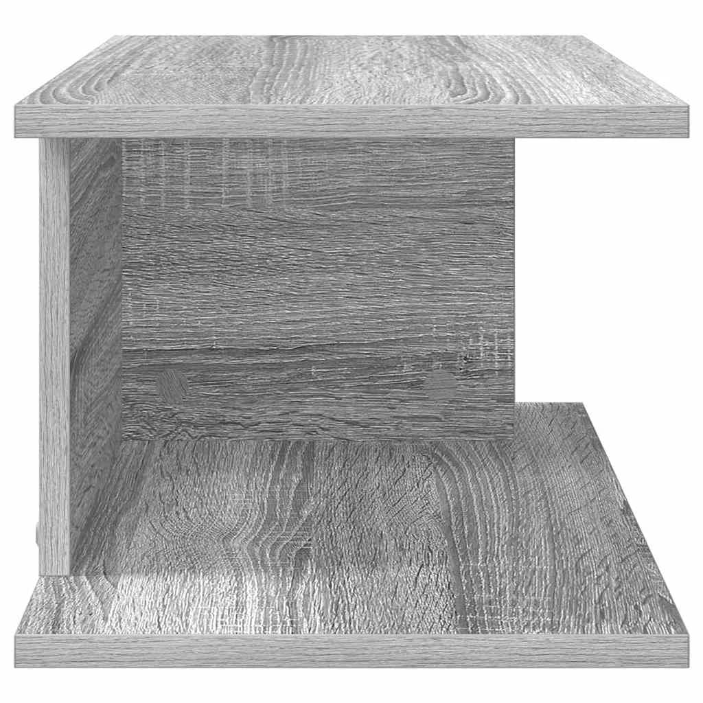 Nočna omarica 2 kos Siva Sonoma 40 x 30 x 25 cm Inženirski les - slika 7