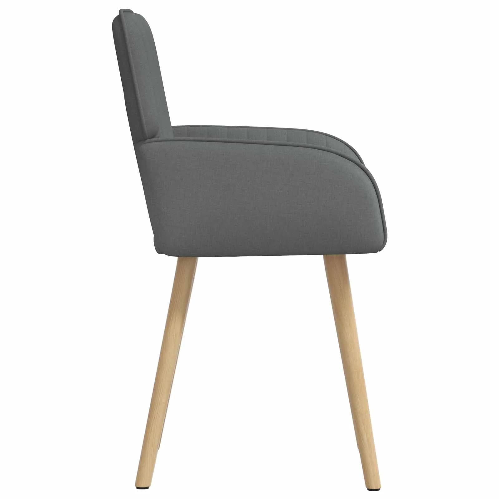 Jedilni stoli 2 kos Blago Temno siva 56,5 x 50 x 87,5 cm - slika 4