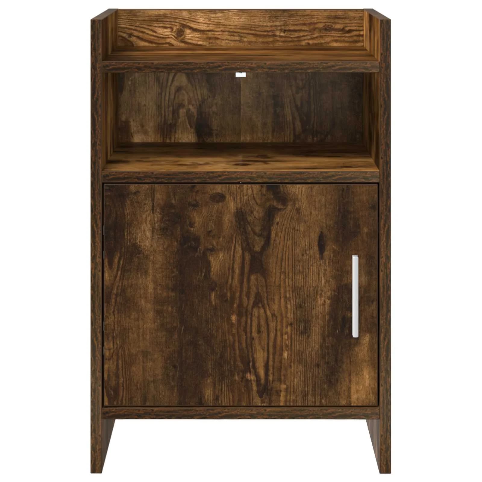 Posteljne mize 2 kos Dimljen hrast 40 x 36 x 60 cm - slika 4
