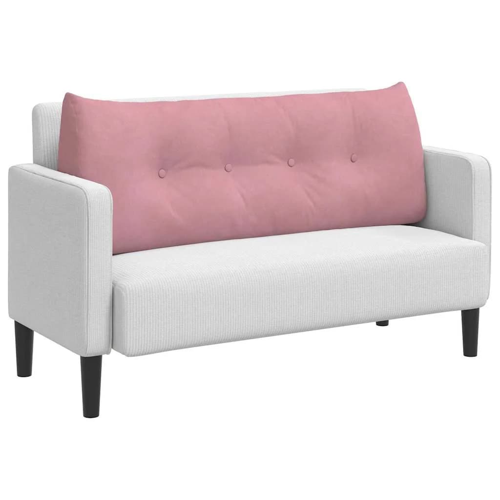Poglavni vzglavnik Roza 120 x 24 x 50 cm Žamet - slika 3