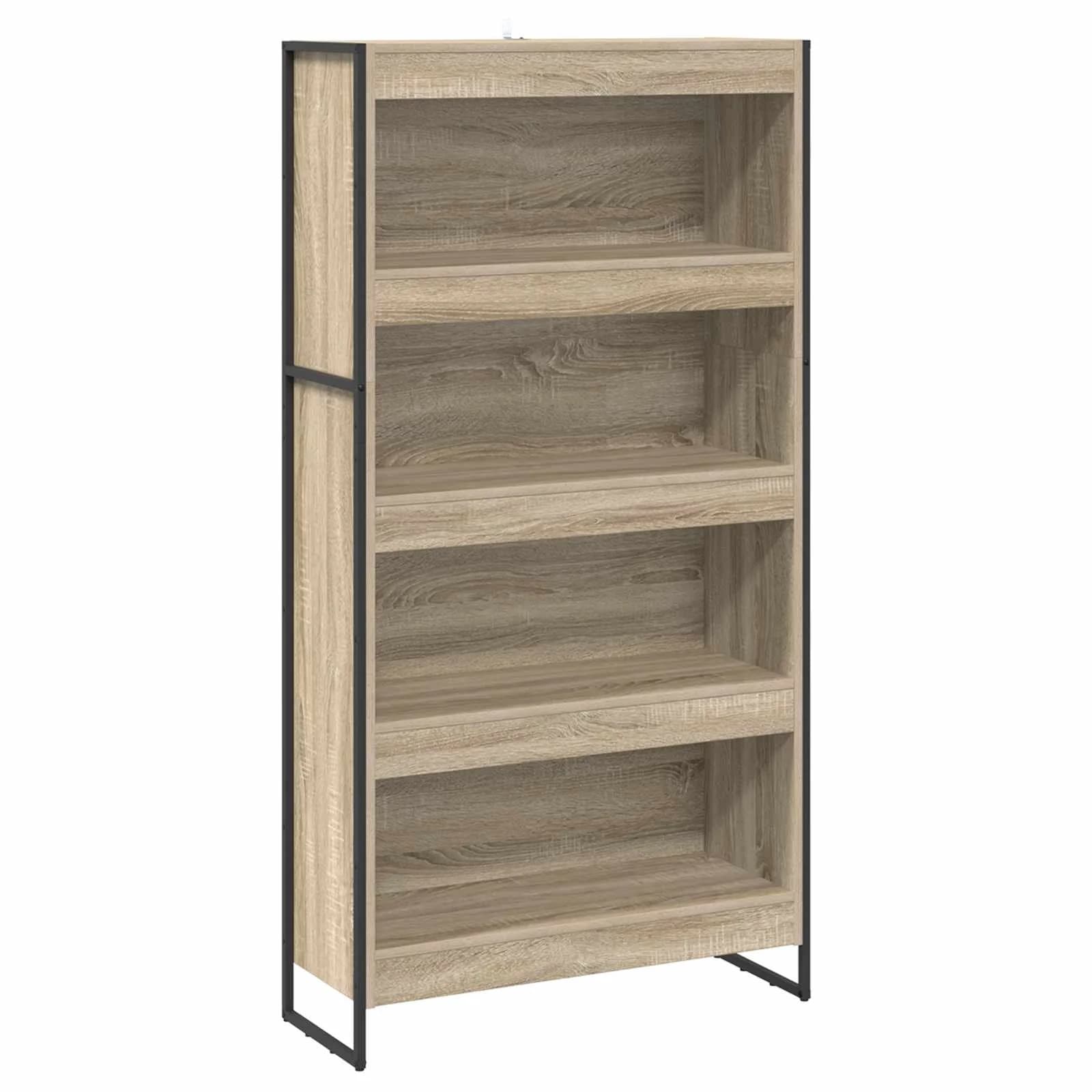 Knjigovni omar 80 x 30 x 155 cm Inženirski les Sonoma - slika 2