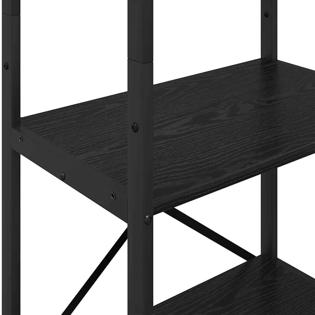 Knjižna polica 5 nivojev 56 x 34 x 171 cm Inženirski les - slika 8