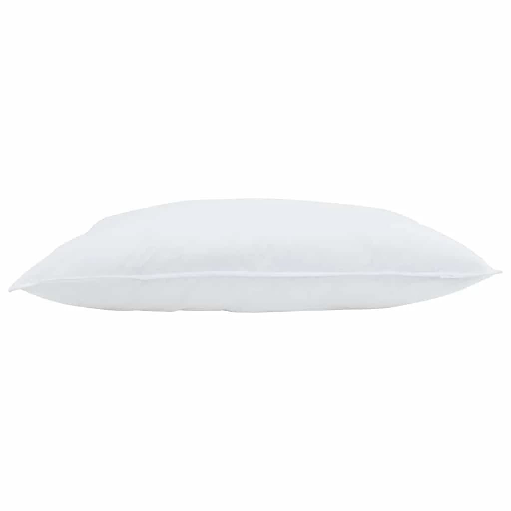 Vzglavnik 2 kos 60 x 80 cm Perje Bela - slika 5