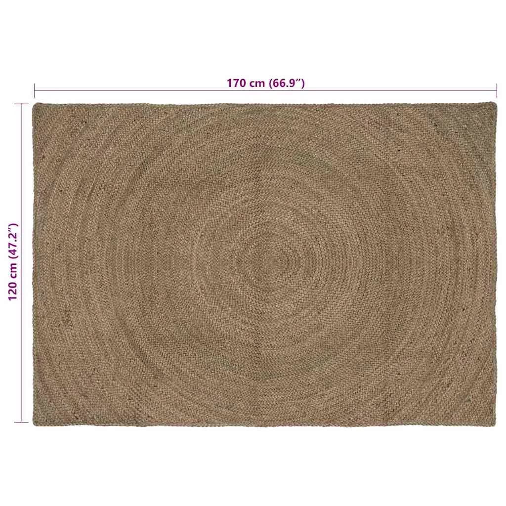 Preproge za površine Siva 120 x 170 cm Juta - slika 7