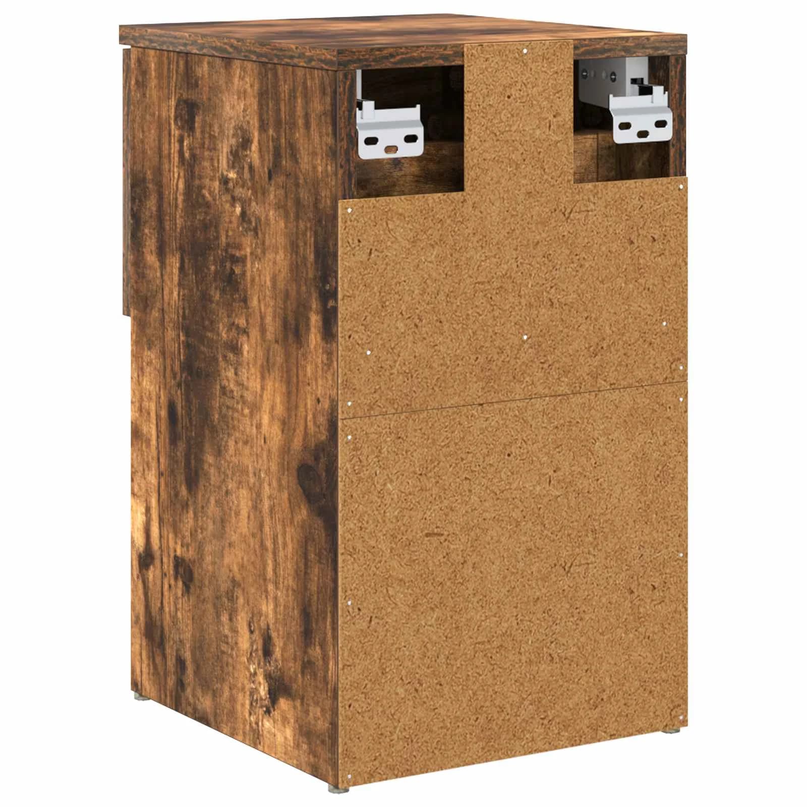 Posteljna omarica Dimljen hrast 29 x 31,5 x 49 cm - slika 8