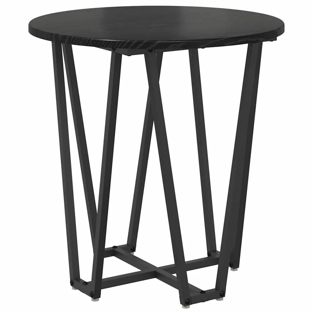 Komplet stranskih mizic 2 kos Črna Orehovina 50 x 50 x 50,5 cm - slika 5
