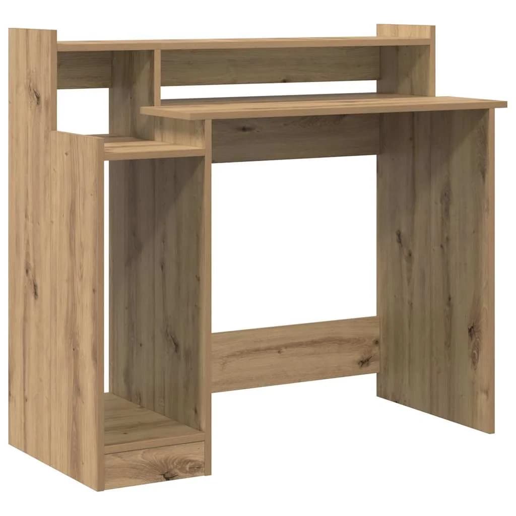 Miza Umetni hrast Inženirski les 97 x 45 x 90 cm - slika 8
