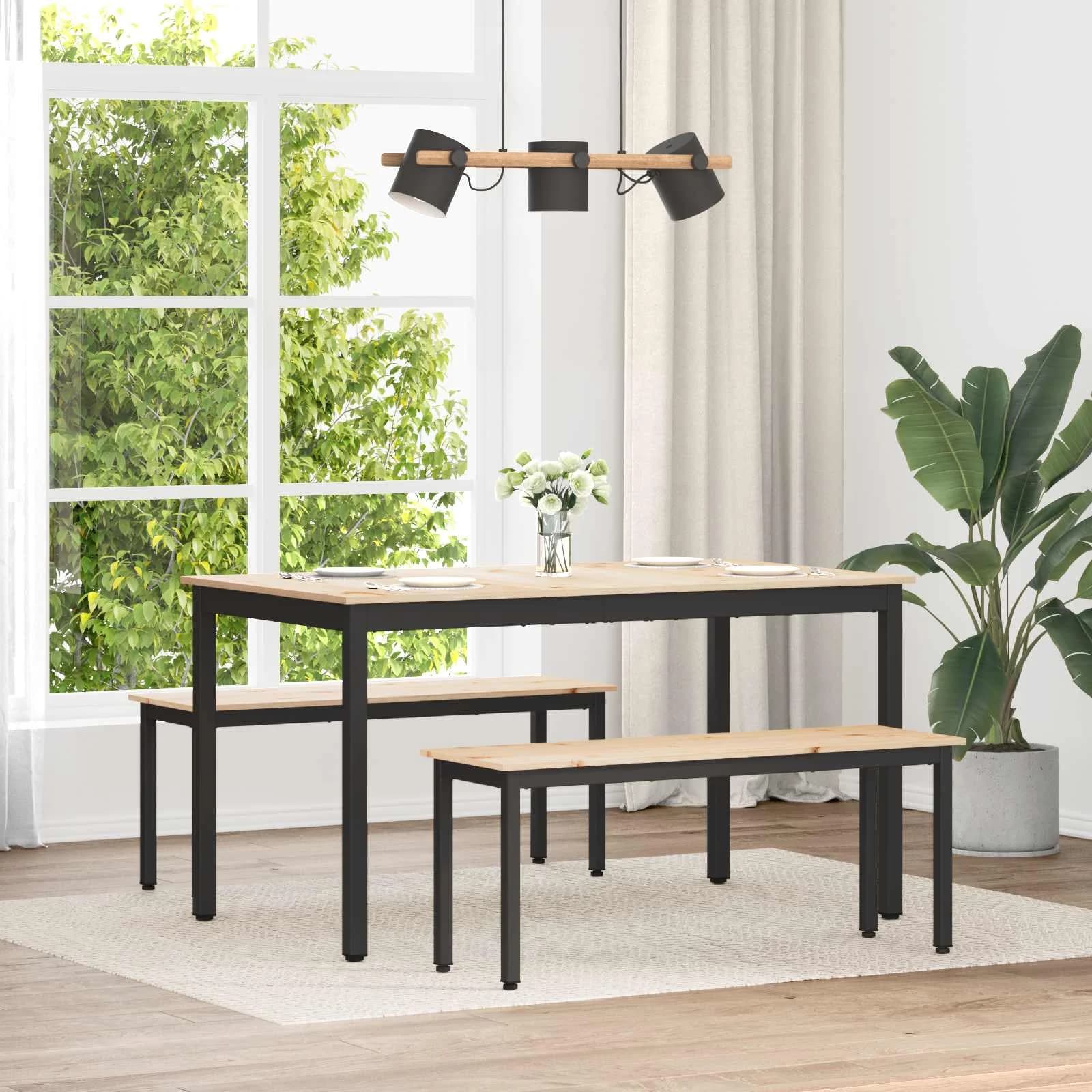 klop Naravna 110 x 35 x 45 cm Masivno borovo les