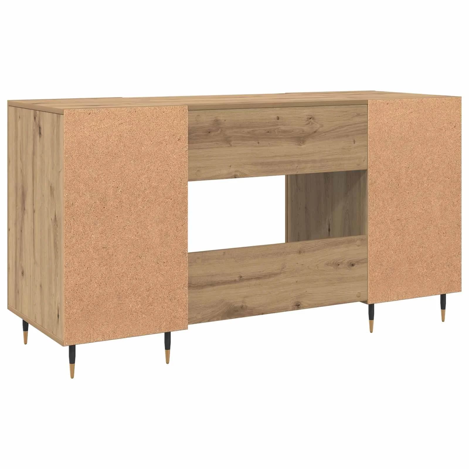 Miza artisan hrast Inženirski les 140 x 50 x 75 cm - slika 8