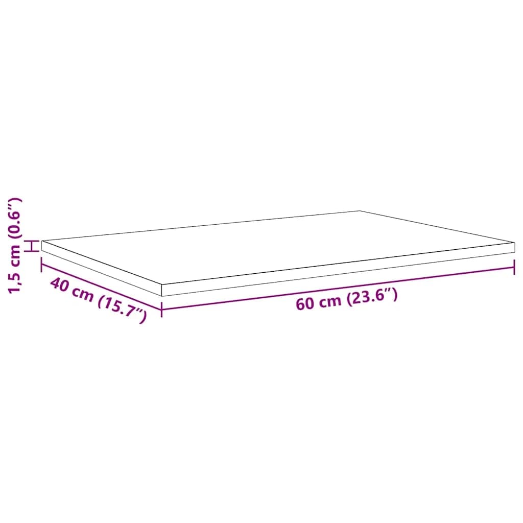 Polica za knjige 3 nivojev 4 kos 60 x 40 x 1,5 cm Rjava - slika 12