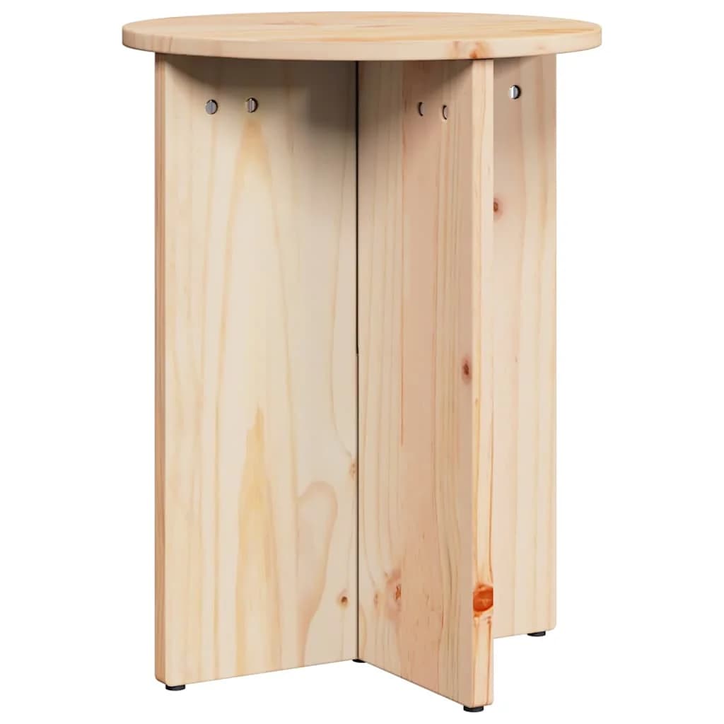 Klubska miza 2 kos Naravna 41,5 x 41,5 x 46 cm - slika 5