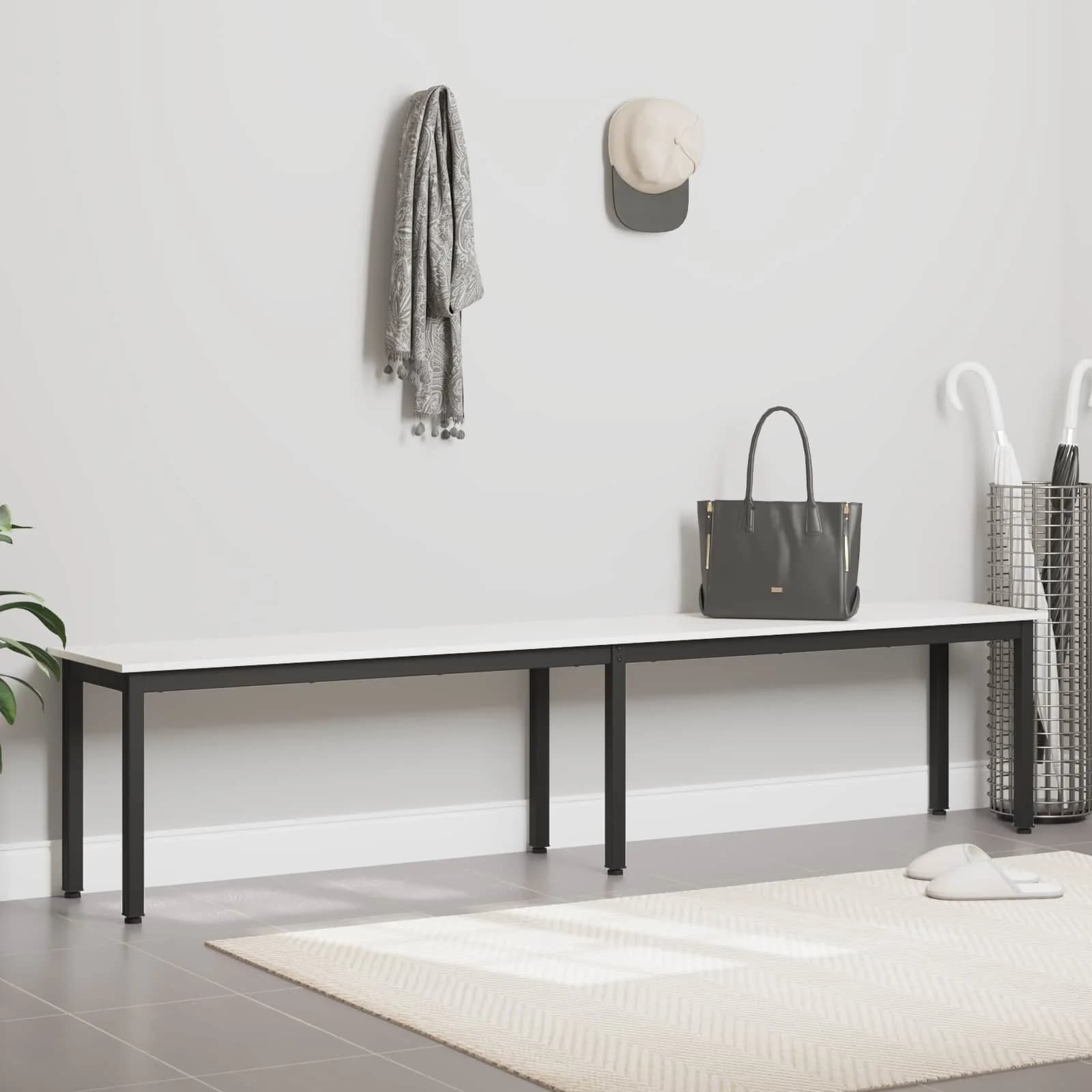 klop Bela 200 x 35 x 45 cm Masivno borovo les - slika 4