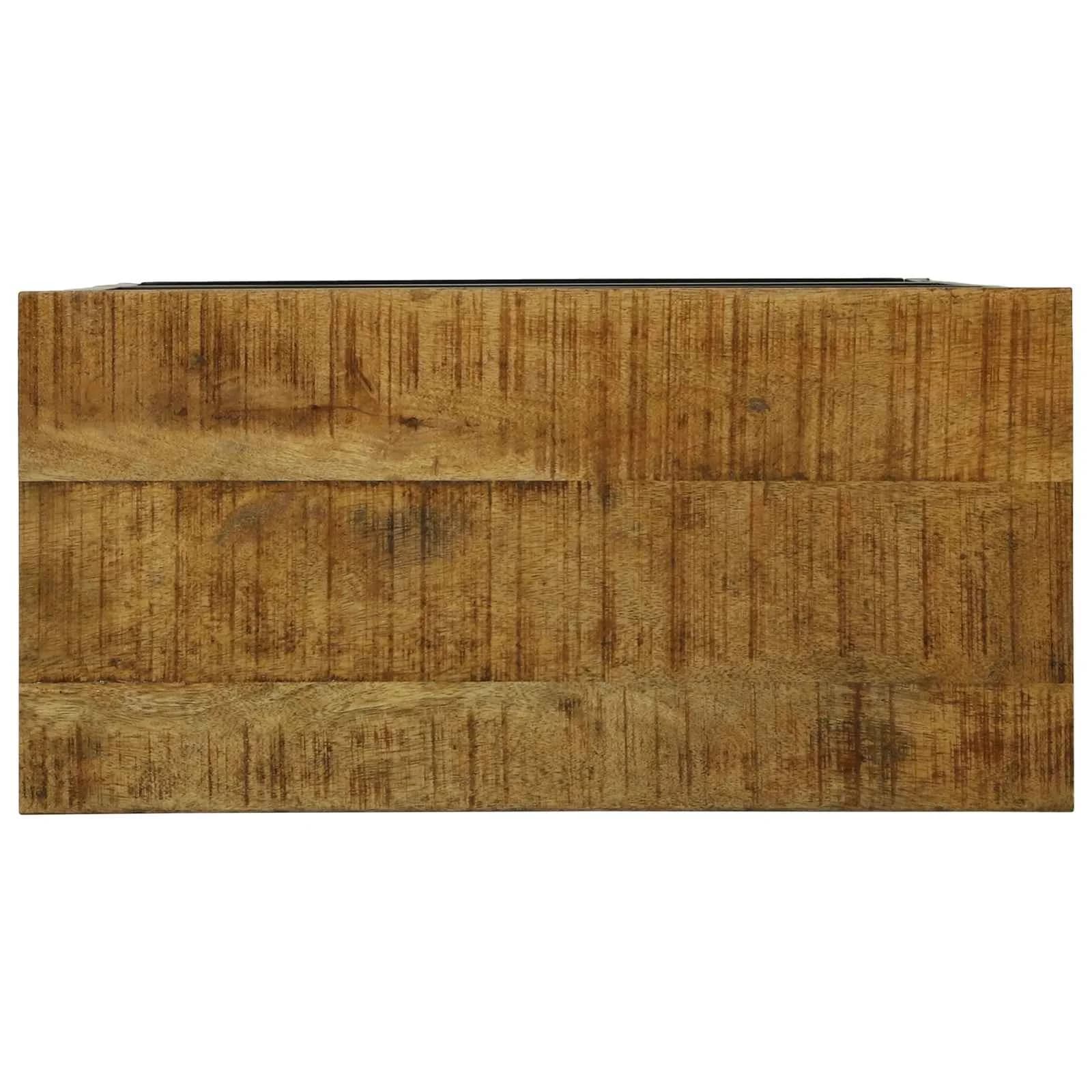 Knjižna omara 70 x 35 x 110 cm Trden mangov les - slika 6