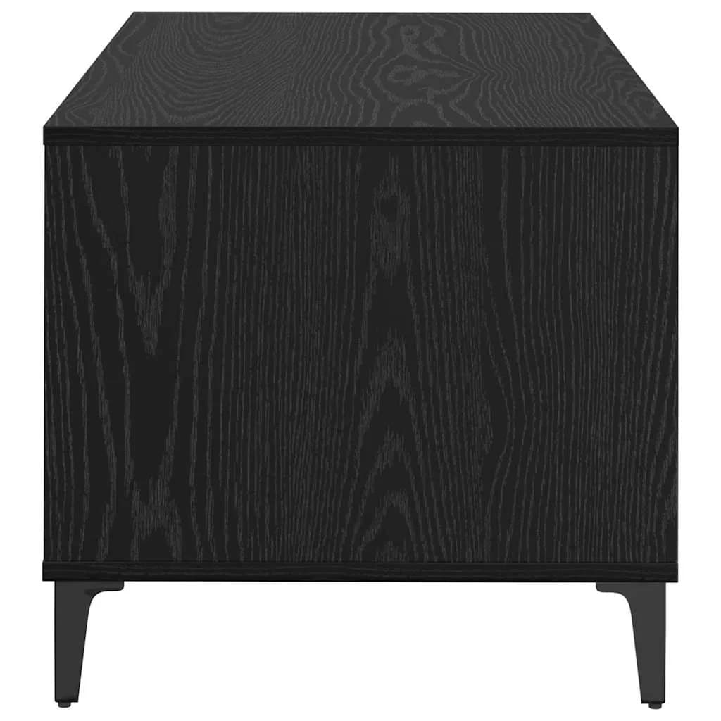 Klubska miza Črna Orehovina 90 x 49 x 45 cm Inženirski les - slika 7