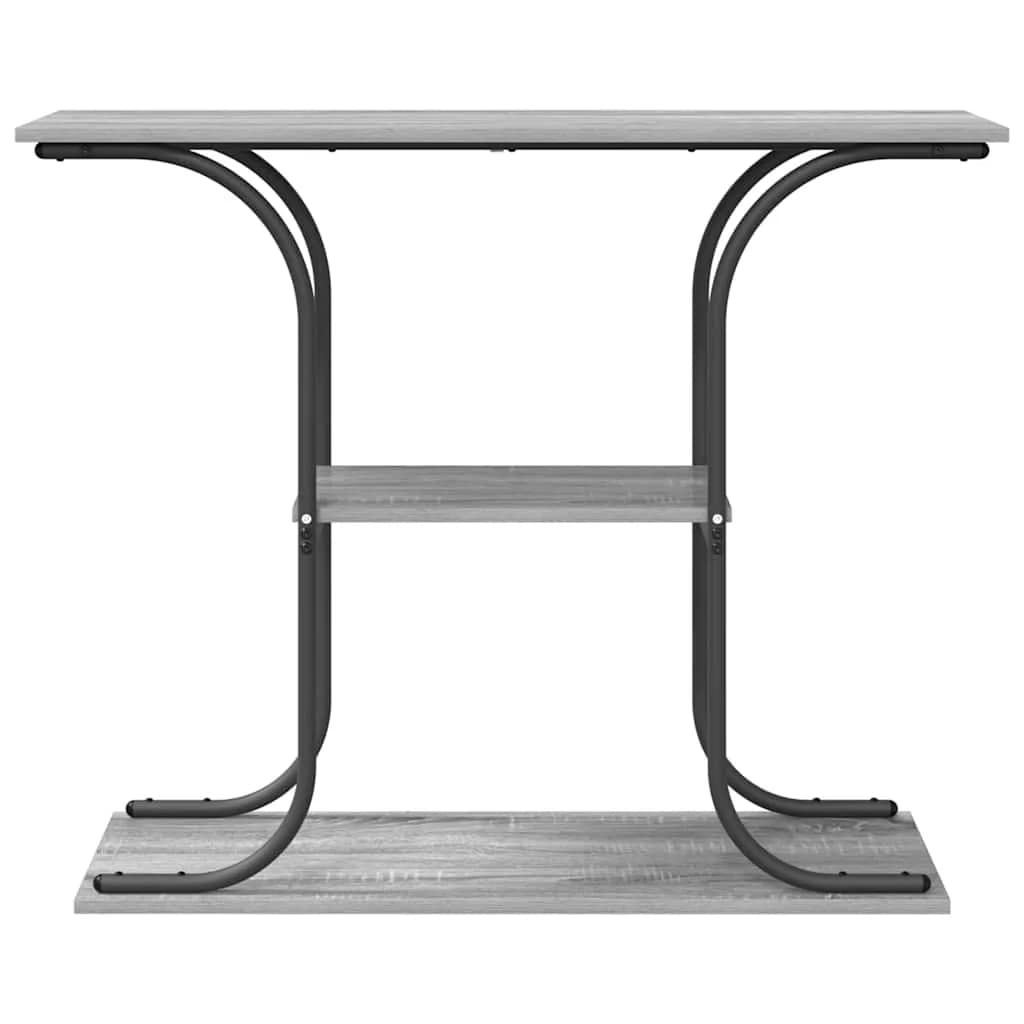 Konzolna miza Siva Sonoma 101 x 35 x 80,5 cm Inženirski les - slika 5
