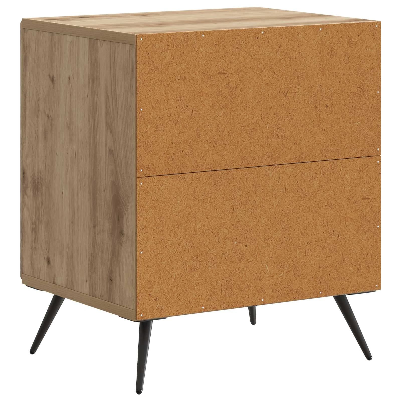 Nočna omarica Artisan hrast 43 x 34,5 x 50 cm Inženirski les - slika 7